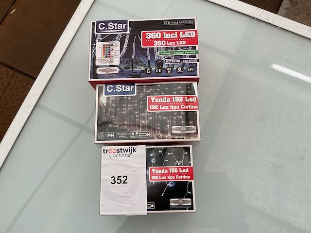 C.star. ip20+ip44. indoor/outdoor,kerst ledverlichting. (3x) - afbeelding 1 van  1