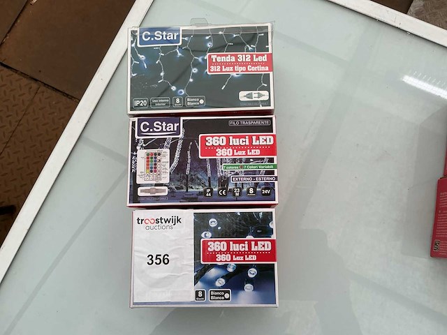 C.star. ip20+ip44. indoor/outdoor,kerst ledverlichting. (3x) - afbeelding 1 van  1