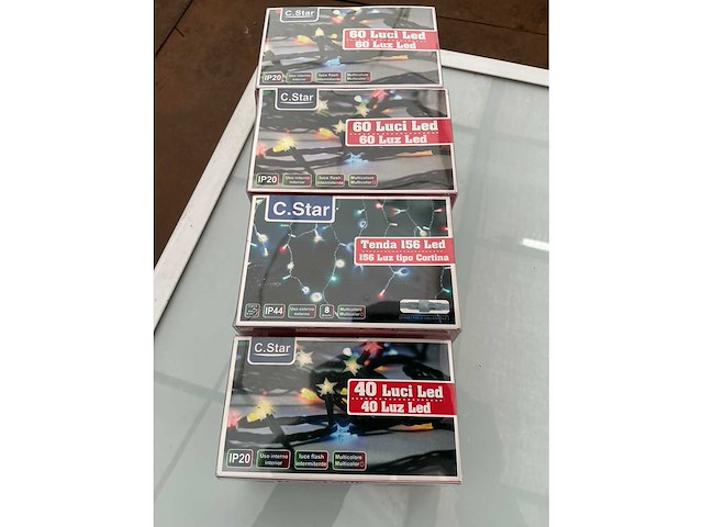 C.star. ip20+ip44. kerst ledverlichting. (4x) - afbeelding 2 van  2