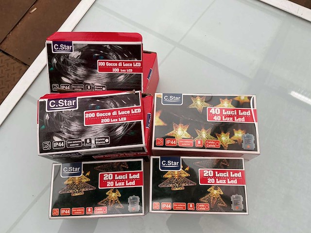 C.star. ip20+ip44. kerst ledverlichting. (5x) - afbeelding 2 van  2