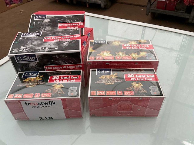 C.star. ip20+ip44. kerst ledverlichting. (5x) - afbeelding 1 van  2