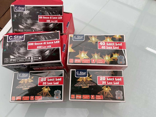 C.star. ip20+ip44. kerst ledverlichting. (5x) - afbeelding 2 van  2