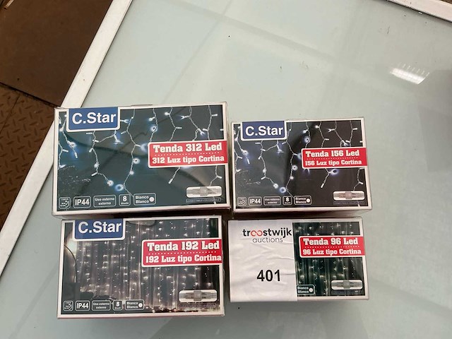 C.star. ip44. indoor/outdoor,kerst ledverlichting. (4x) - afbeelding 1 van  1