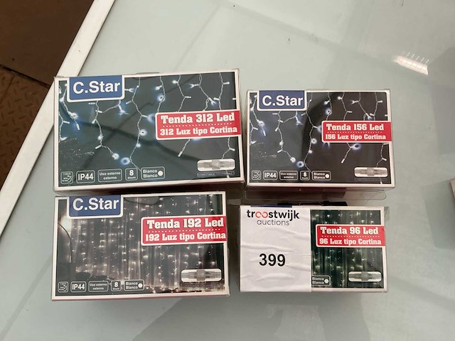 C.star. ip44. indoor/outdoor,kerst ledverlichting. (4x) - afbeelding 1 van  1