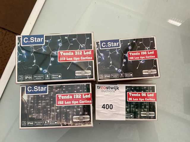 C.star. ip44. indoor/outdoor,kerst ledverlichting. (4x) - afbeelding 1 van  1