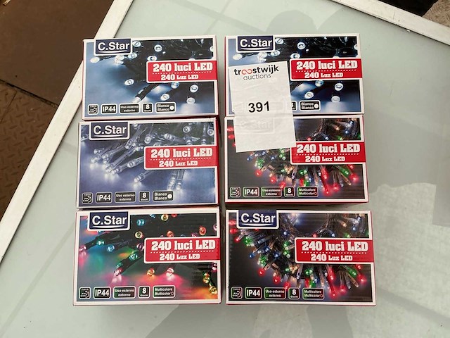 C.star. ip44. indoor/outdoor,kerst ledverlichting. (6x) - afbeelding 1 van  1