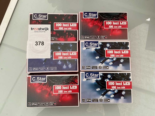 C.star. ip44. indoor/outdoor,kerst ledverlichting. (6x) - afbeelding 1 van  1