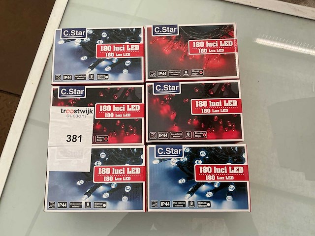 C.star. ip44. indoor/outdoor,kerst ledverlichting. (6x) - afbeelding 1 van  1