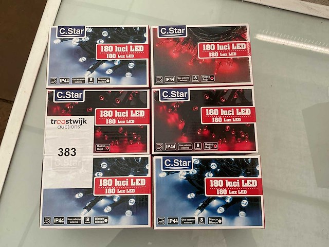 C.star. ip44. indoor/outdoor,kerst ledverlichting. (6x) - afbeelding 1 van  1