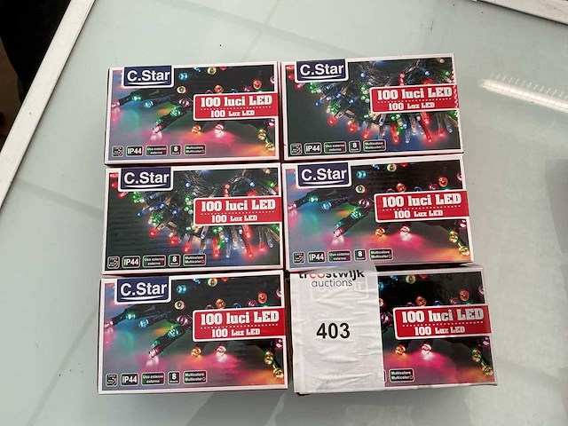 C.star. ip44. indoor/outdoor,kerst ledverlichting. (6x) - afbeelding 1 van  1