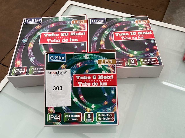 C.star. ip44. kerst ledverlichting. (3x) - afbeelding 1 van  1