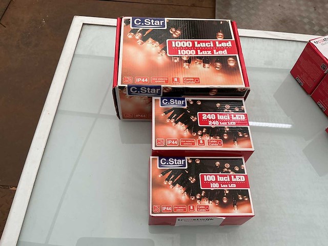 C.star. ip44. kerst ledverlichting. (3x) - afbeelding 1 van  1