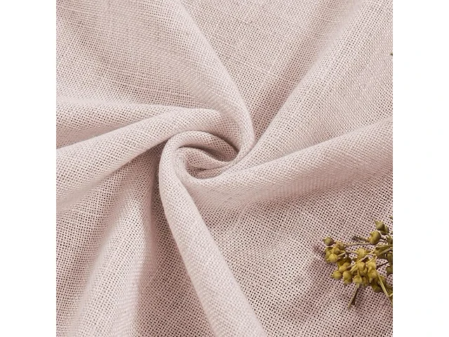 Cucraf gordijn van echt natuurlijk linnen, met oogjes, 140 x 245 cm - afbeelding 2 van  4