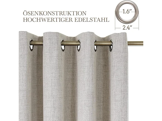 Cucraf gordijnen (214 x 132 cm) - afbeelding 3 van  4