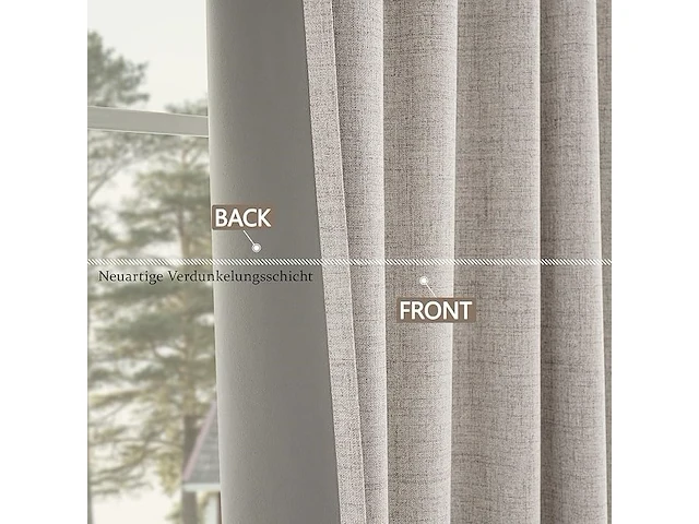 Cucraf gordijnen (214 x 132 cm) - afbeelding 4 van  4