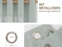 Cucraf linnen gordijnen (260 x 140 cm) - afbeelding 2 van  3