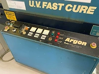 Cugher / argon futura 1000 ul/88 screenprinter met uv oven - afbeelding 4 van  15