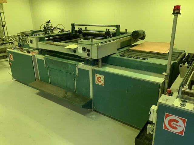 Cugher electron e340/88 automatische screenprinter - afbeelding 1 van  13