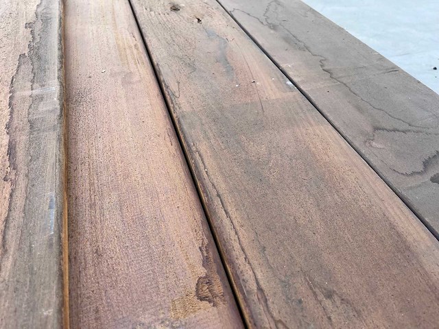 Cumaru - cumaru terrasplanken 2,45m (37x) - afbeelding 1 van  5