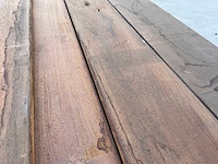 Cumaru - cumaru terrasplanken 2,45m (37x) - afbeelding 1 van  5