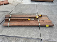 Cumaru - cumaru terrasplanken 2,5m / 2,10 / 1,90 / 1,40 (31x) - afbeelding 1 van  7