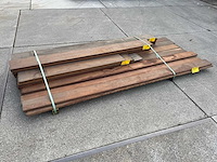 Cumaru - cumaru terrasplanken 2,5m / 2,10 / 1,90 / 1,40 (31x) - afbeelding 7 van  7