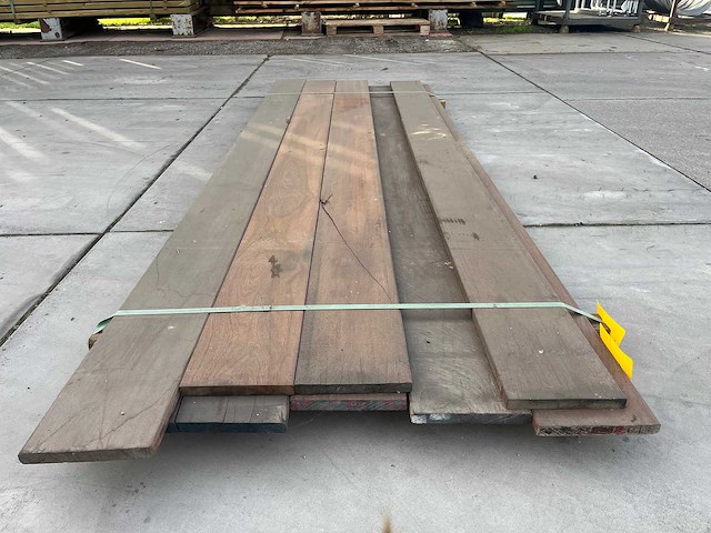 Cumaru - cumaru terrasplanken 3,10m en 2,80m (20x) - afbeelding 3 van  7