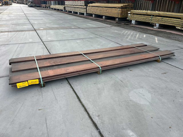 Cumaru - cumaru terrasplanken 3,10m en 2,80m (20x) - afbeelding 4 van  7