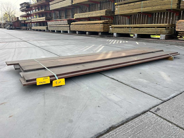 Cumaru - cumaru terrasplanken 3,10m en 2,80m (20x) - afbeelding 7 van  7