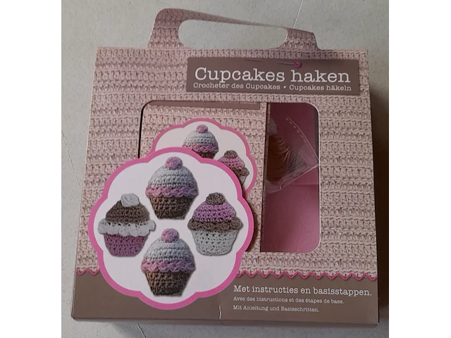 Cupcakes om zelf te haken - afbeelding 1 van  5
