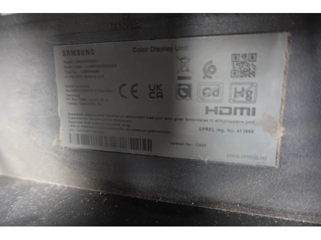Curved monitor samsung - afbeelding 2 van  2
