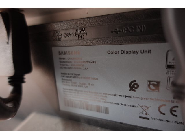 Curved monitor samsung - afbeelding 3 van  3