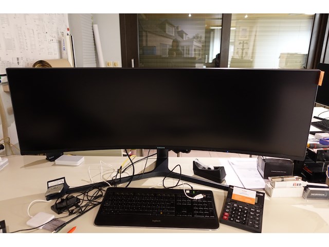 Curved monitor samsung - afbeelding 1 van  3