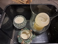 Curverbak met kaarsen - afbeelding 1 van  3