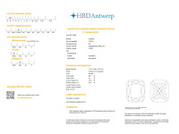 Cushion diamant 1.06ct - e/vvs2 - hrd - afbeelding 4 van  4