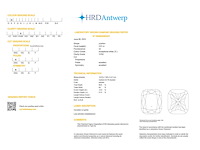 Cushion diamant 3.61ct - e/vvs2 - hrd - afbeelding 4 van  4