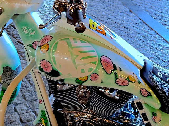 Custom harley road king 'bad modder fogger', 40-mn-nf - afbeelding 2 van  43