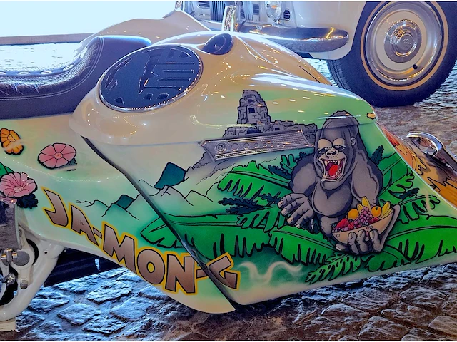 Custom harley road king 'bad modder fogger', 40-mn-nf - afbeelding 3 van  43