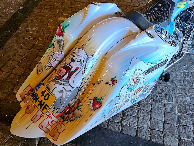 Custom harley road king 'bad modder fogger', 40-mn-nf - afbeelding 5 van  43