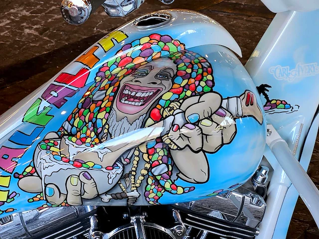Custom harley road king 'bad modder fogger', 40-mn-nf - afbeelding 8 van  43