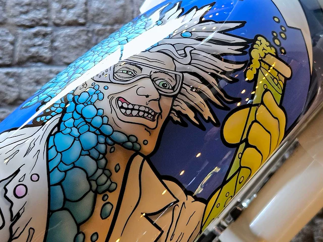 Custom harley road king 'bad modder fogger', 40-mn-nf - afbeelding 11 van  43