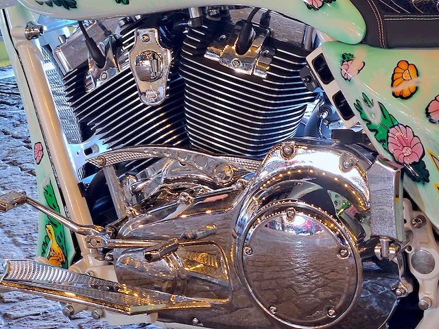Custom harley road king 'bad modder fogger', 40-mn-nf - afbeelding 20 van  43