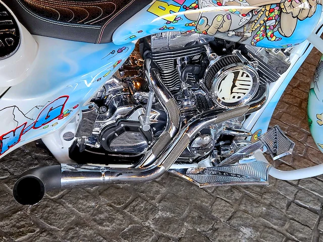 Custom harley road king 'bad modder fogger', 40-mn-nf - afbeelding 22 van  43