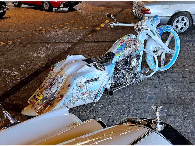 Custom harley road king 'bad modder fogger', 40-mn-nf - afbeelding 40 van  43