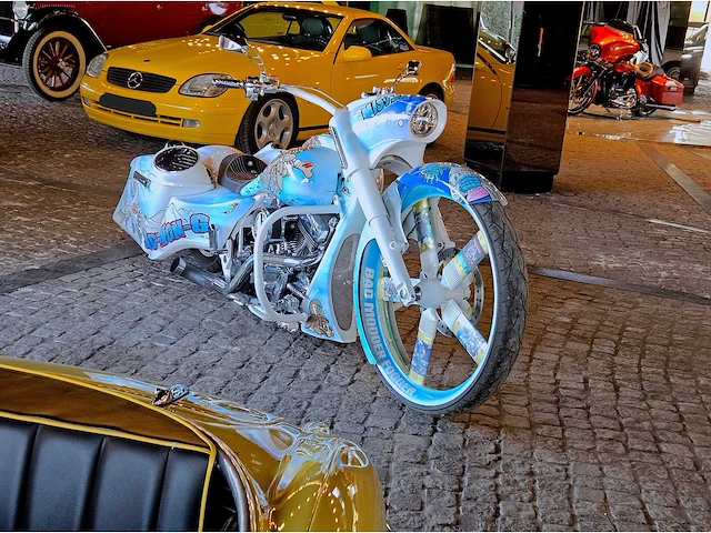 Custom harley road king 'bad modder fogger', 40-mn-nf - afbeelding 42 van  43