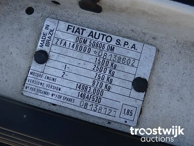Custom ijswagentje fiat fiorino 1.7d - afbeelding 53 van  57