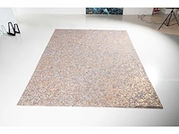 Cut cut - templo gold - luxe lederen tapijt 170x240 cm - limited edition - portugal - afbeelding 2 van  6