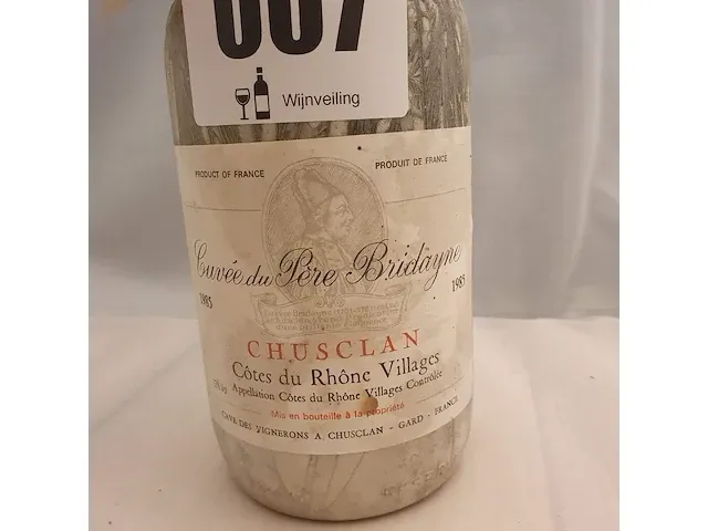 Cuvée du père bridayne 1985 chusclan designfles eric saint val - afbeelding 4 van  11