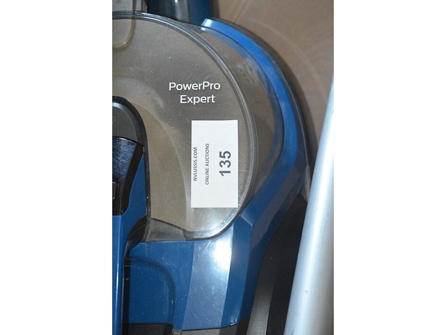 Cycloon stofzuiger philips, grijs stoffen poef - afbeelding 3 van  6