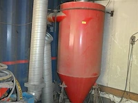 Cycloonfilter met centrifugale ventilator